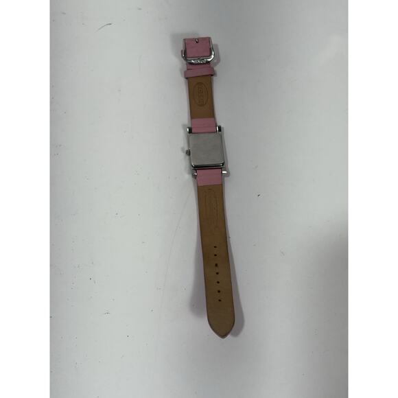 Fossil F2 Women's Watch ES-9757 Stainless Steel Watch Pink MOP Dial Leather Band - Picture 3 of 5